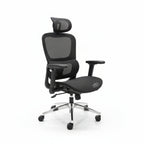 Aerovith Ergonomic Mesh Office Chair Black 45 Degree Angle Home Office Desk