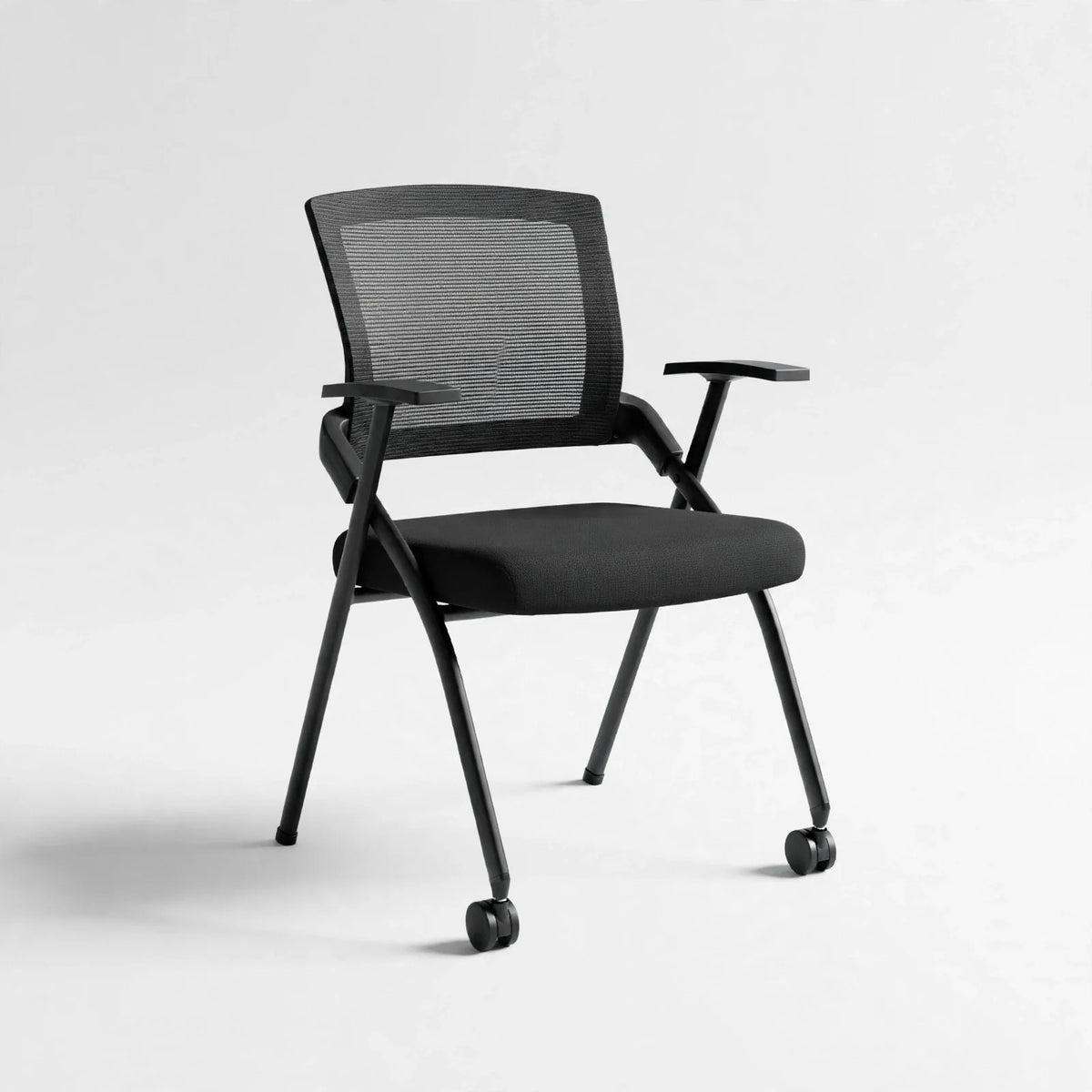 Folding conference chair front view