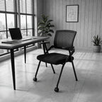 Folding conference chair in modern office