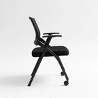 Folding conference chair side view