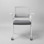 Aerovith Folding Conference Chair with Rolling Casters
