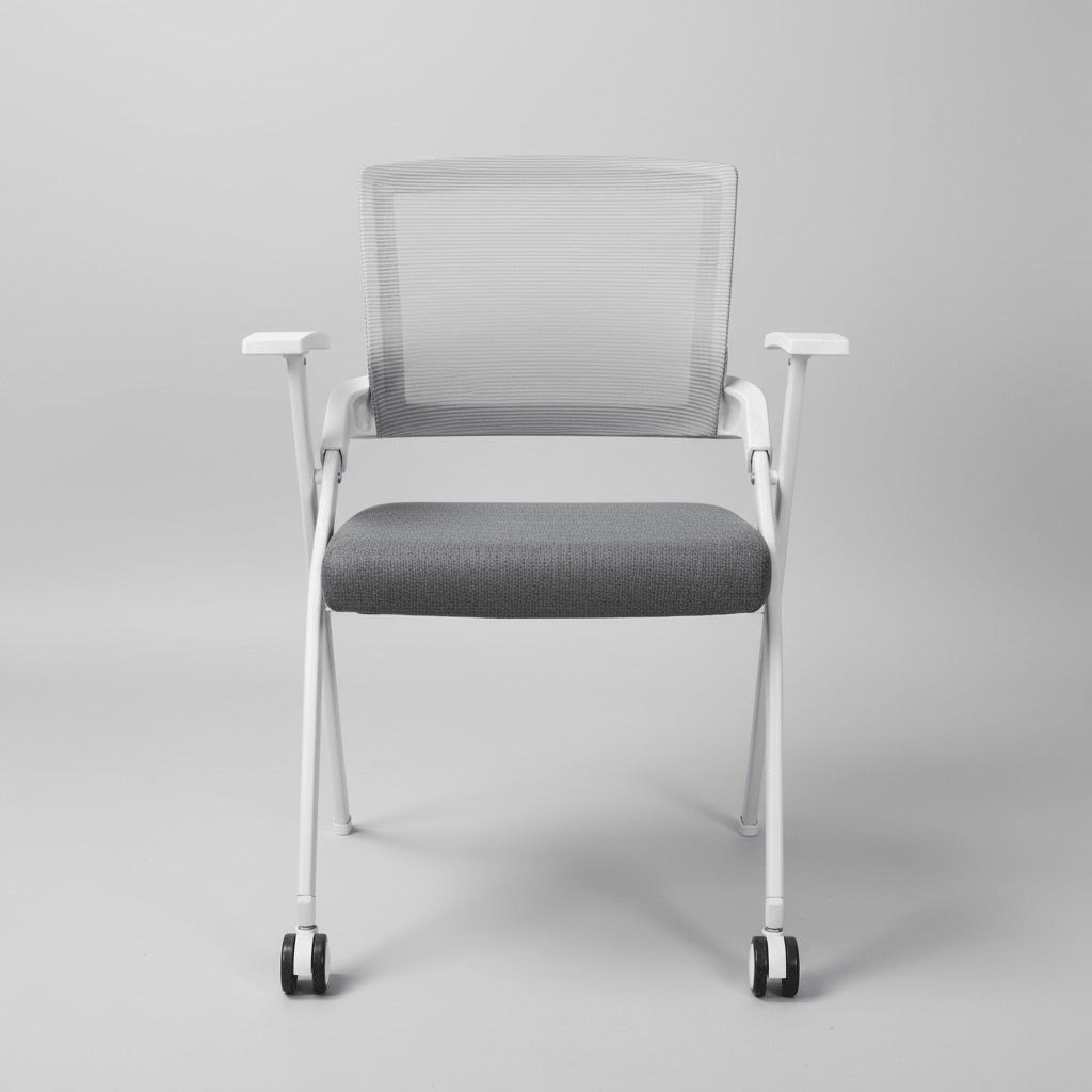 Aerovith Folding Conference Chair with Rolling Casters