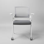 Aerovith Folding Conference Chair with Rolling Casters