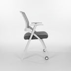 Aerovith Folding Conference Chair with Rolling Casters