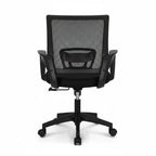 Mid-Back Mesh Office Chair Arch-Shaped Lumbar Zone High-Resilience Mesh
