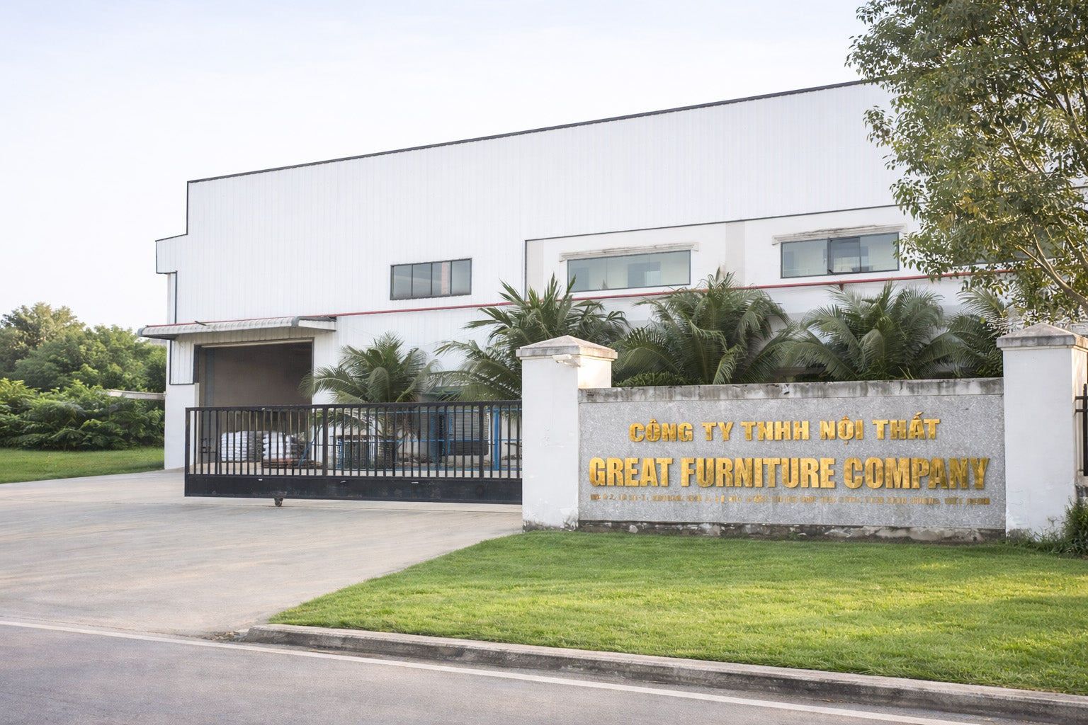 Great Furniture Company factory entrance